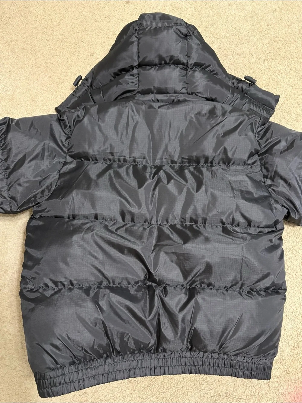 Men’s Black Puffer Jacket NOIZ sz XL